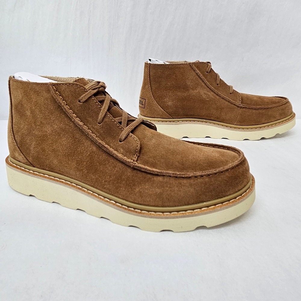 SOREL Slabtown 62 Stoic Mid Chukka Boots NM5306-242 Velvet Tan Mens Size 10